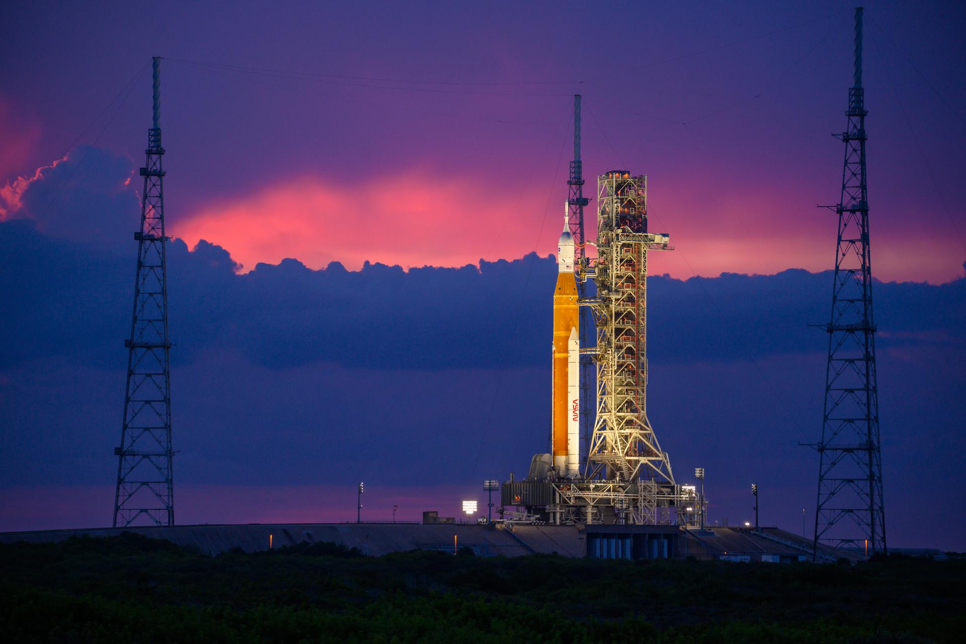 Artemis 1 mission at NASA's Kennedy Space Center in Florida