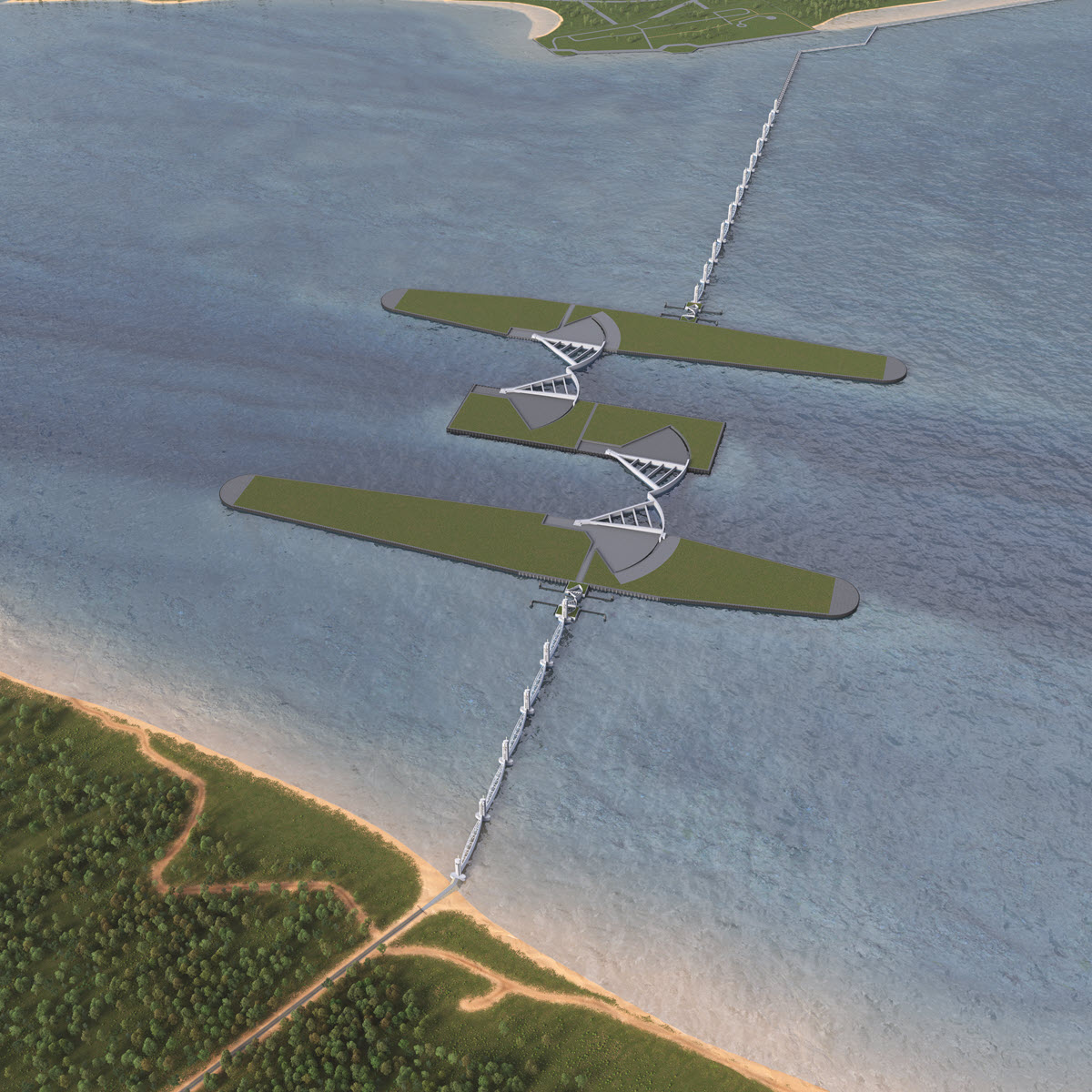 Coastal Barrier Project Rendering