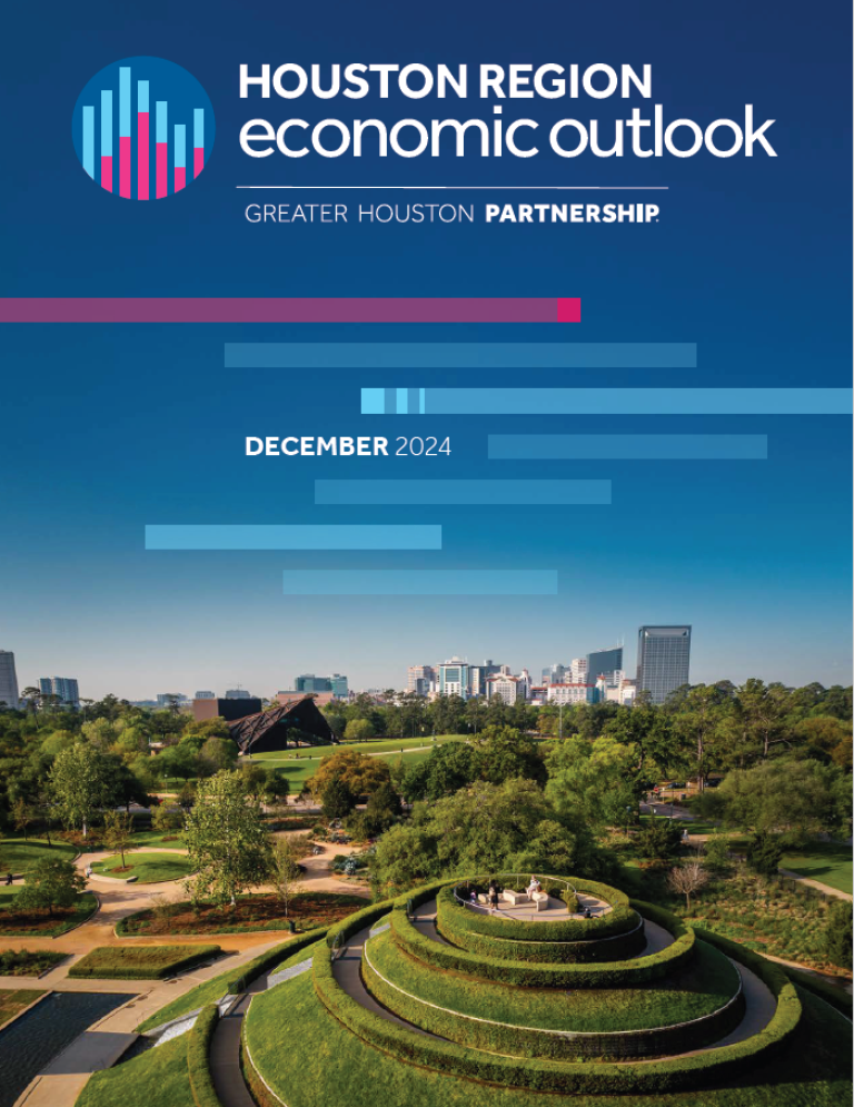 Publication cover for Houston Region Economic Outlook 2025